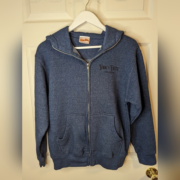 Disney Other - Yak & Yeti Disney World Animal Kingdom blue zipper front hoodie size small